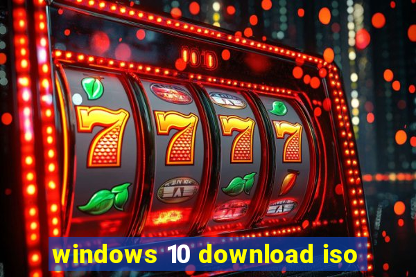 windows 10 download iso